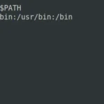 Ảnh minh họa biến môi trường PATH trong Linux hiển thị danh sách các thư mục tìm kiếm lệnh.