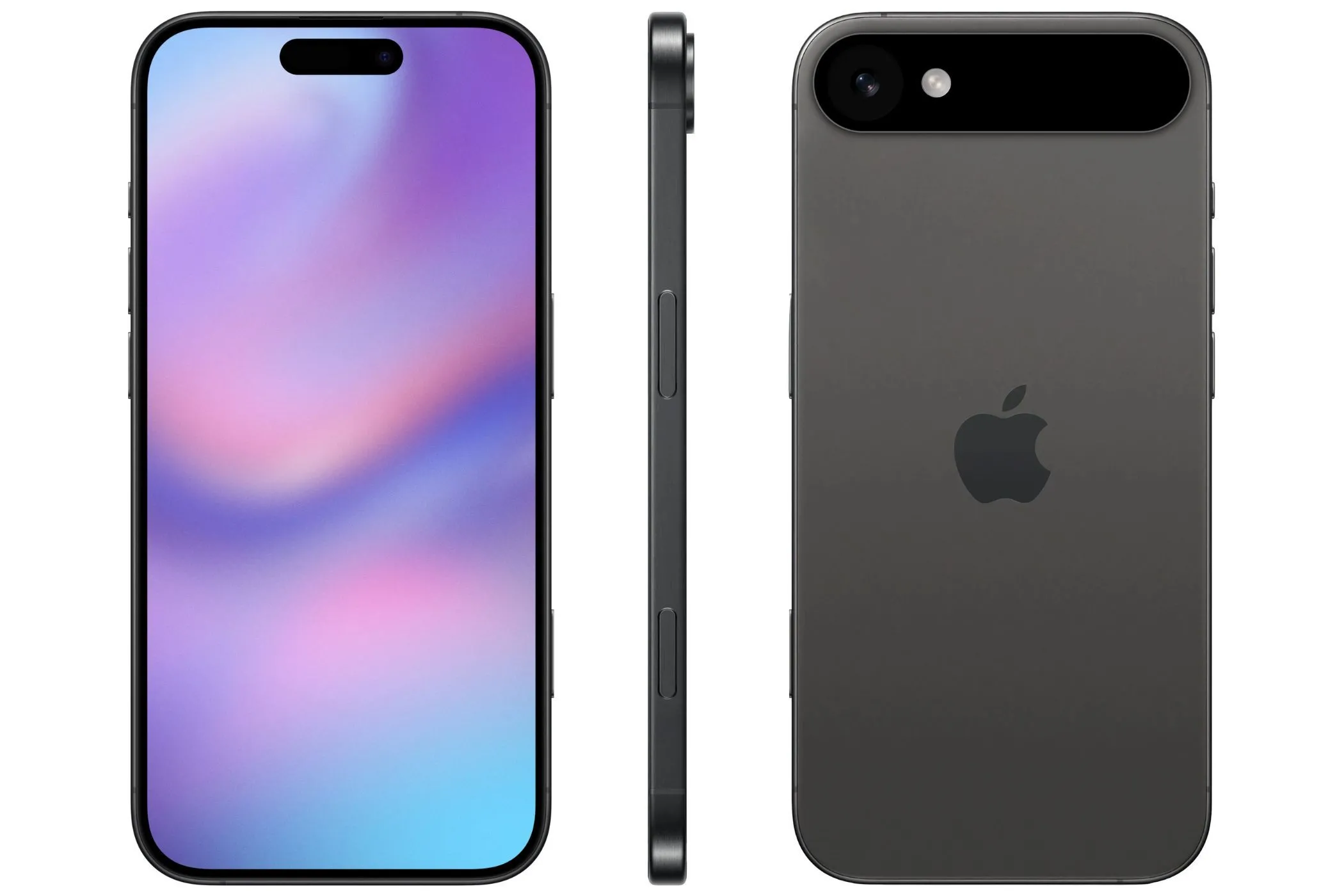 Bản dựng ý tưởng iPhone 17 Air từ Apple Hub, mô tả thiết kế siêu mỏng dự kiến của Apple.