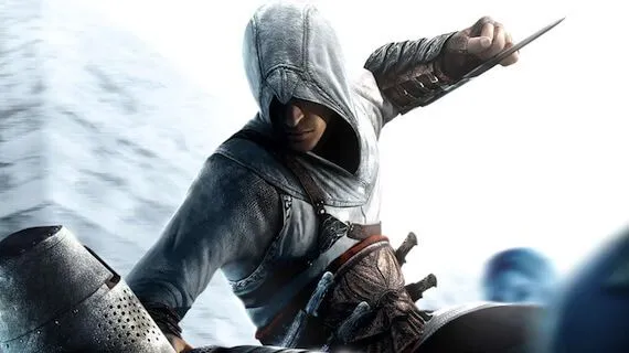 Biểu tượng của dòng game Assassin's Creed và logo Ubisoft