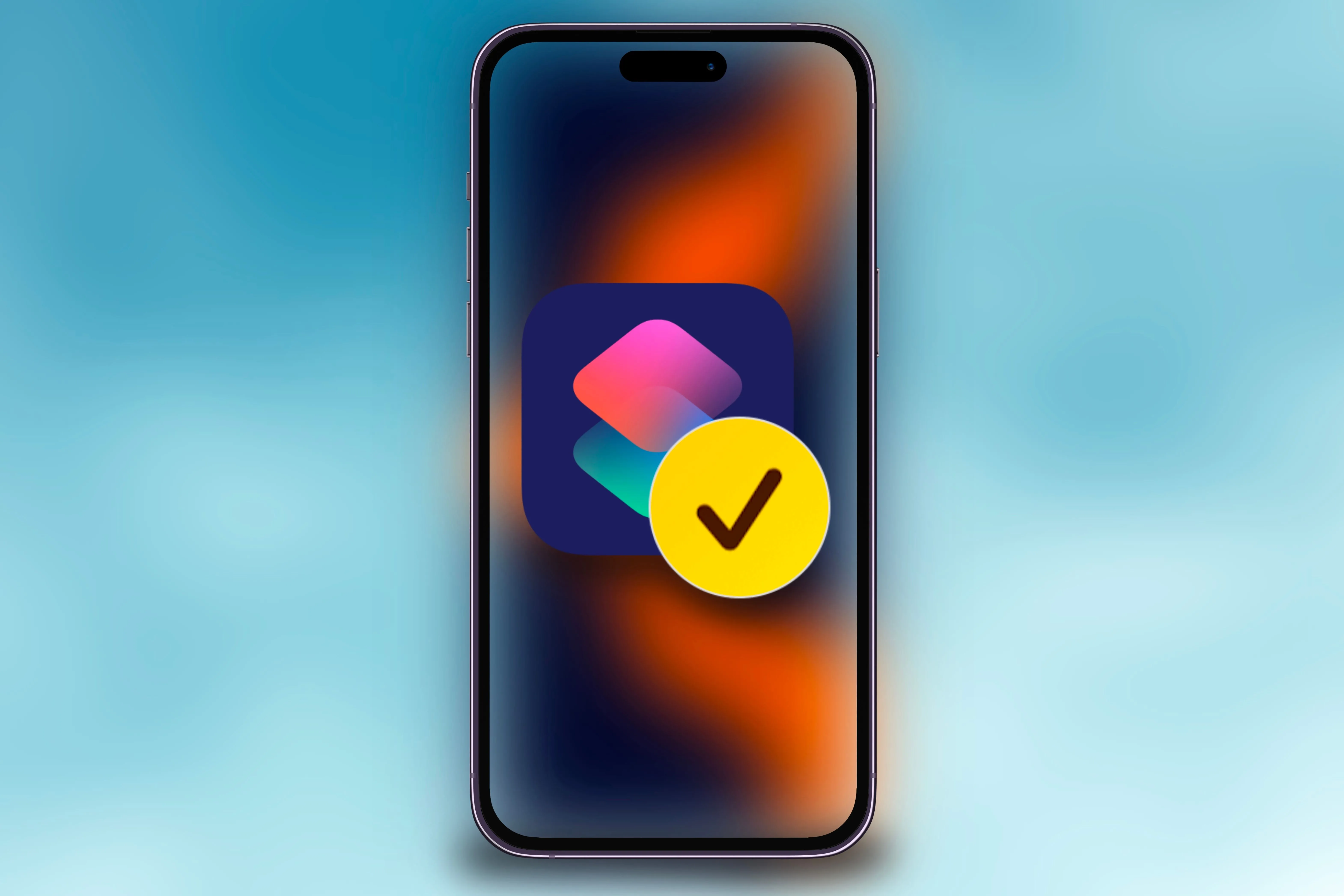Biểu tượng Phím tắt Siri và Check In trên iPhone, minh họa khả năng tự động hóa tính năng.
