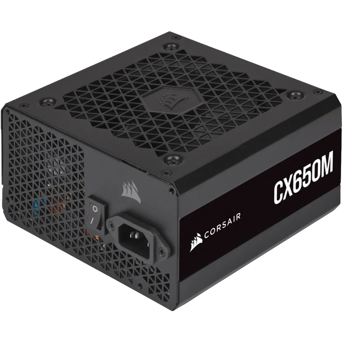 Bộ nguồn Corsair CX650M Semi-Modular ATX, cần thiết cho các thiết lập eGPU enclosure.