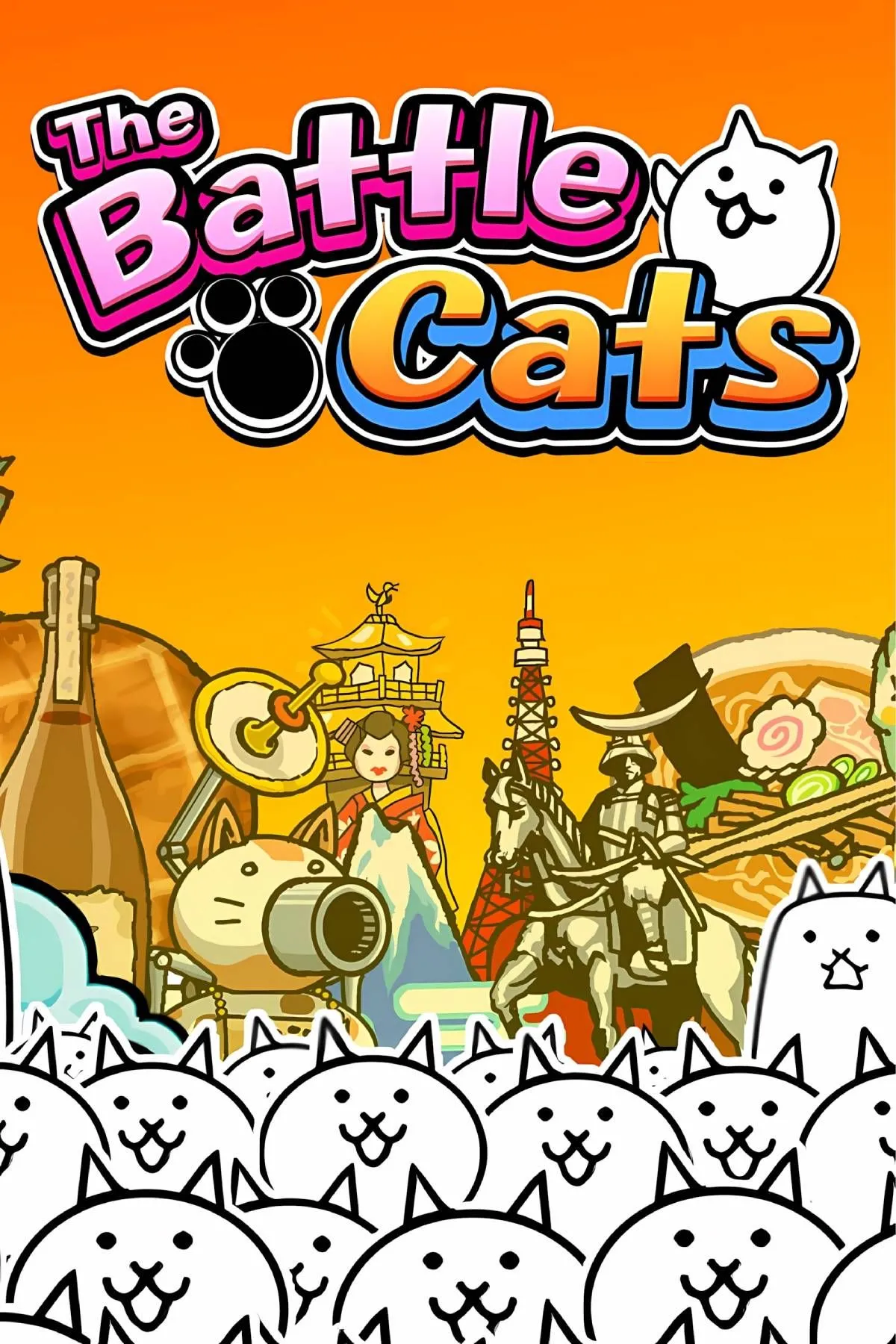 Các chú mèo ngộ nghĩnh đang bảo vệ căn cứ trong The Battle Cats