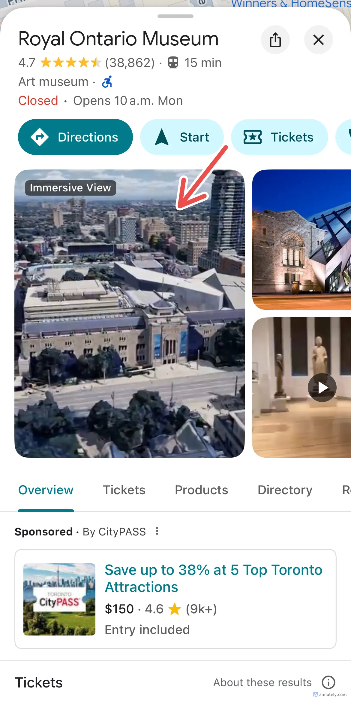 Cách kích hoạt Chế độ xem nhập vai Immersive View trên Google Maps