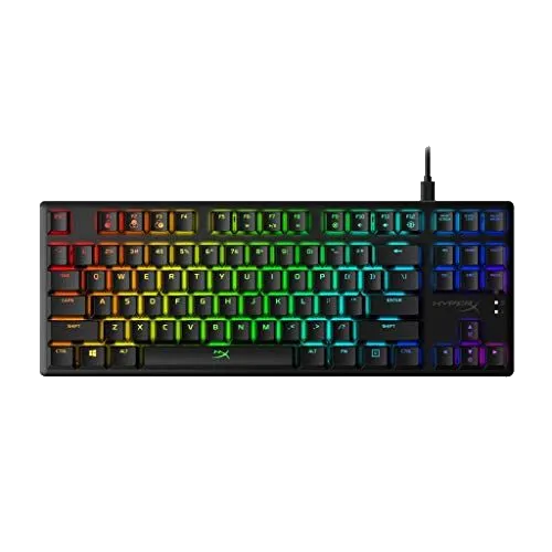 Cận cảnh bàn phím cơ HyperX Alloy Origins Core TKL nhỏ gọn