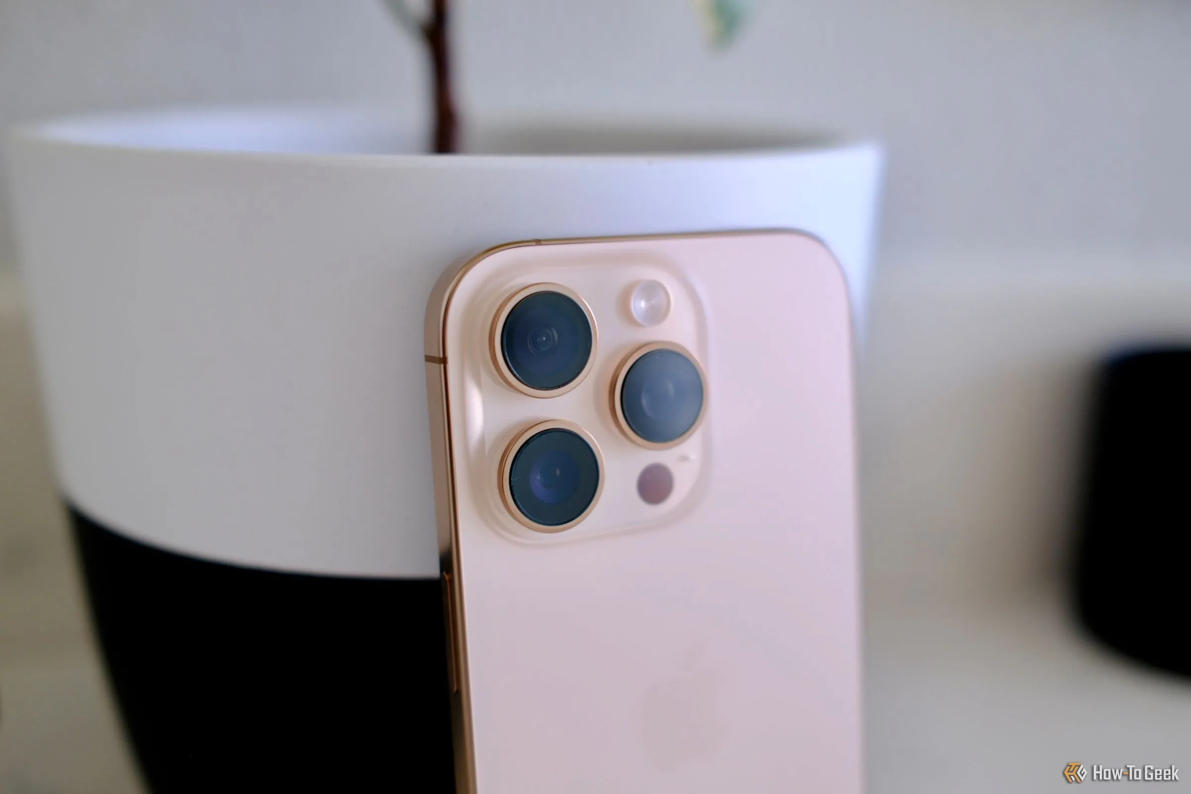 Cận cảnh cụm camera 48MP của iPhone 16 Pro, minh họa khả năng chụp ảnh chuyên nghiệp