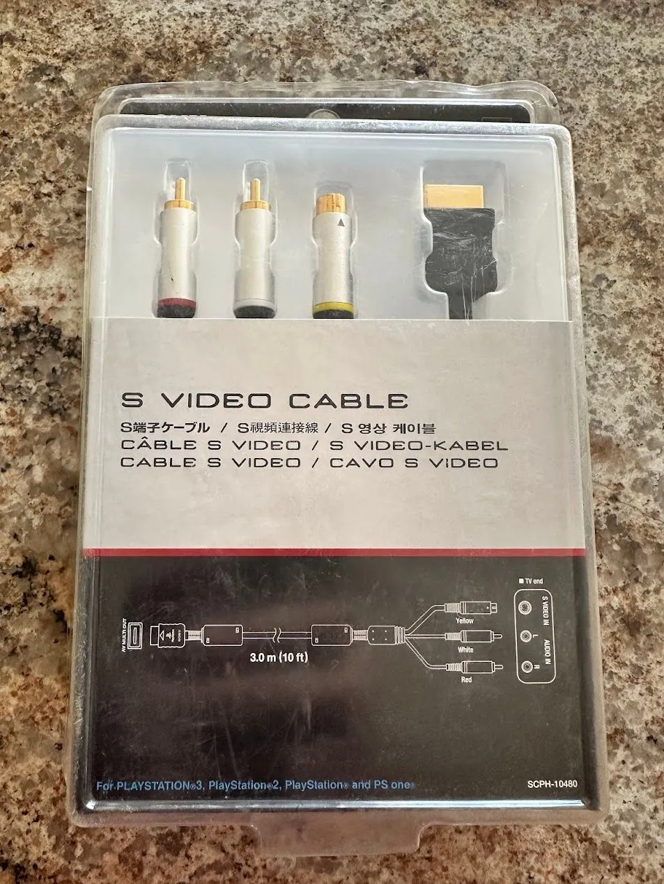 Cáp S-Video chính hãng của Sony dành cho máy PlayStation.