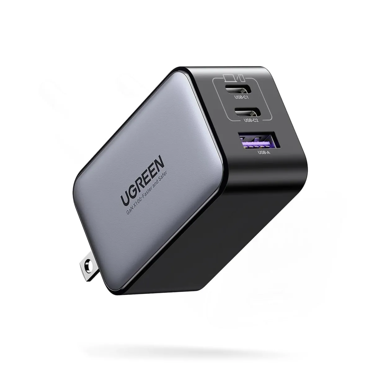 Củ sạc đa năng Ugreen Nexode Pro 65W USB-C với thiết kế nhỏ gọn