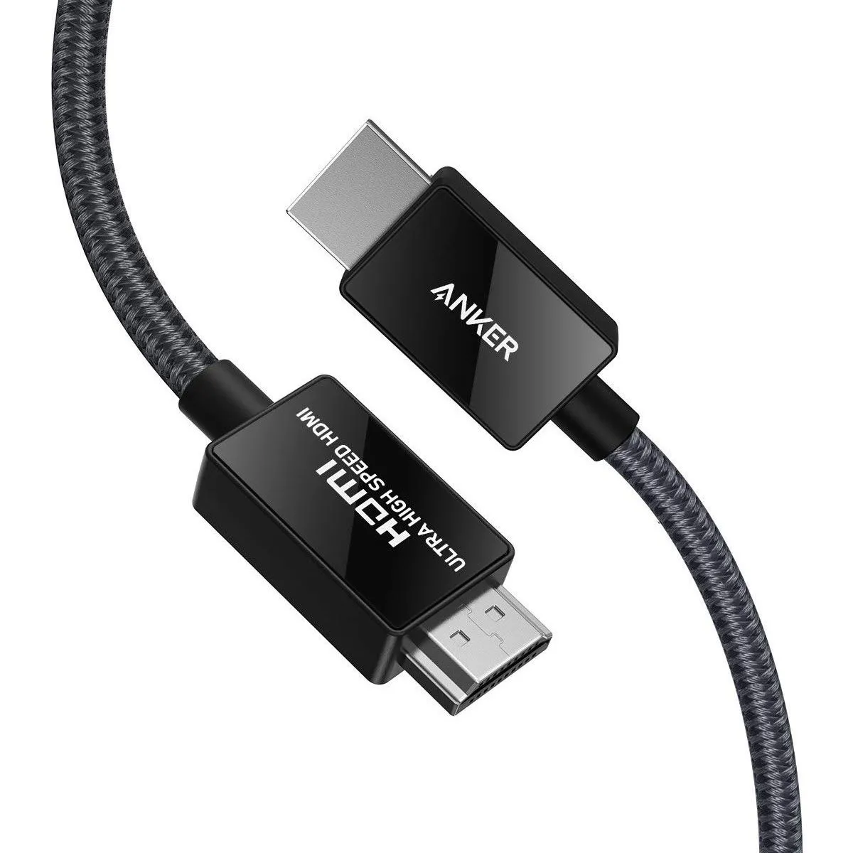 Dây cáp HDMI Anker Ultra High Speed chuẩn 2.1 bọc nylon bền bỉ.