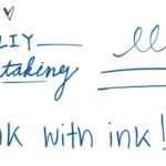 Demo ghi chú viết tay bằng bút Fountain Pen trong OneNote cho Windows, minh họa độ dày nét đa dạng
