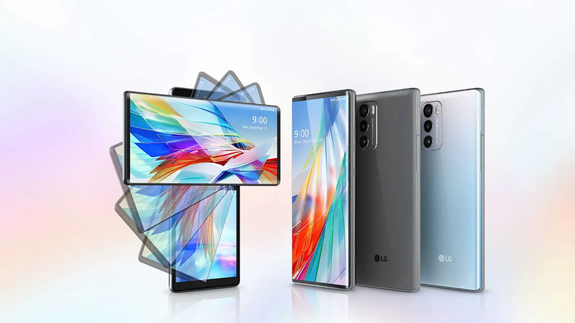 Điện thoại LG Wing với màn hình xoay độc đáo, tạo thành hình chữ T