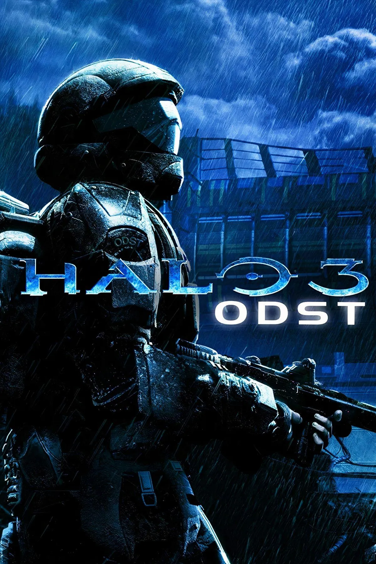 Đội quân ODST trong một pha hành động trong thành phố đổ nát của Halo 3 ODST