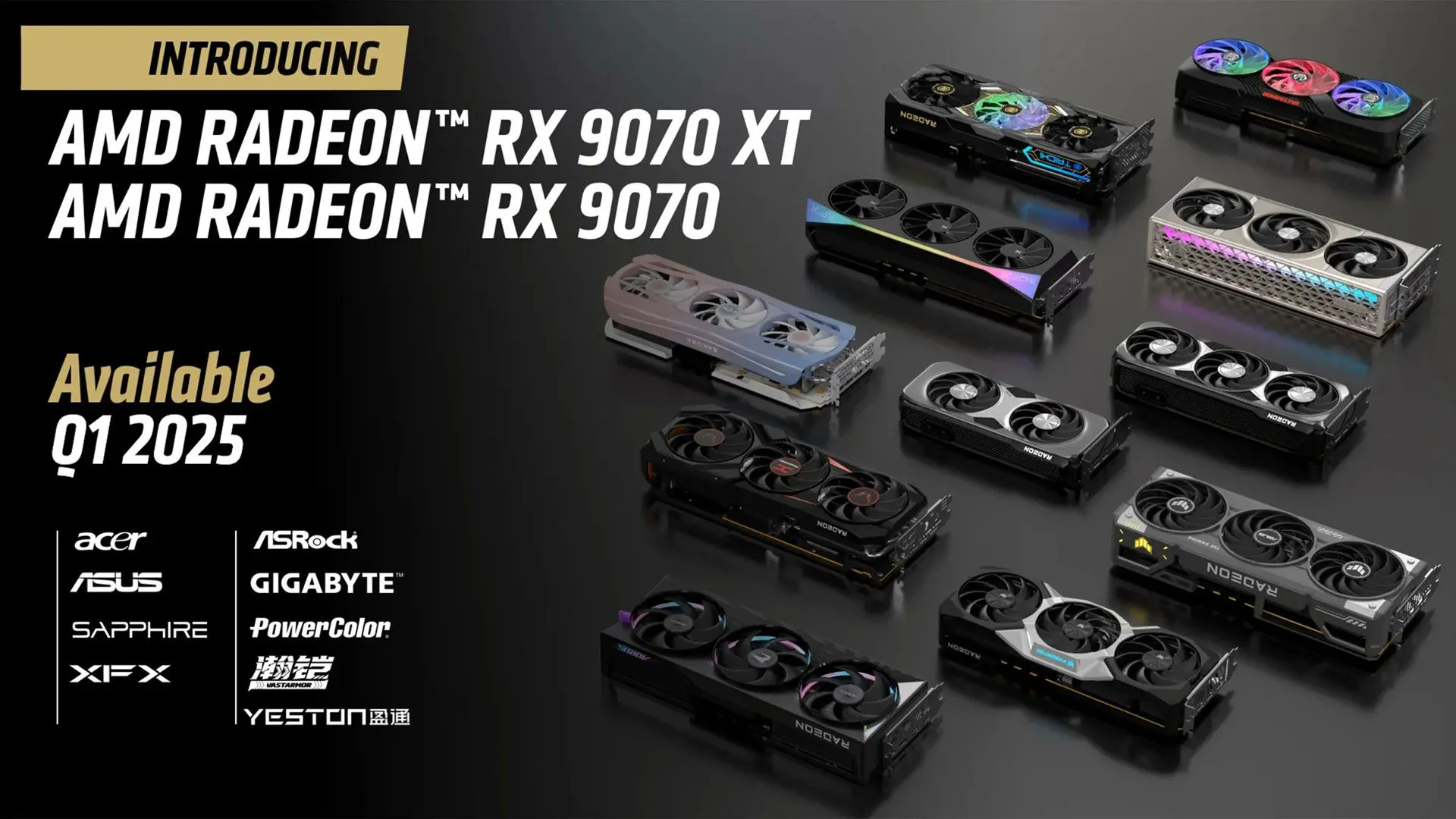 Dòng sản phẩm AMD RX 9070 và RX 9070 XT, đối thủ tiềm năng của NVIDIA