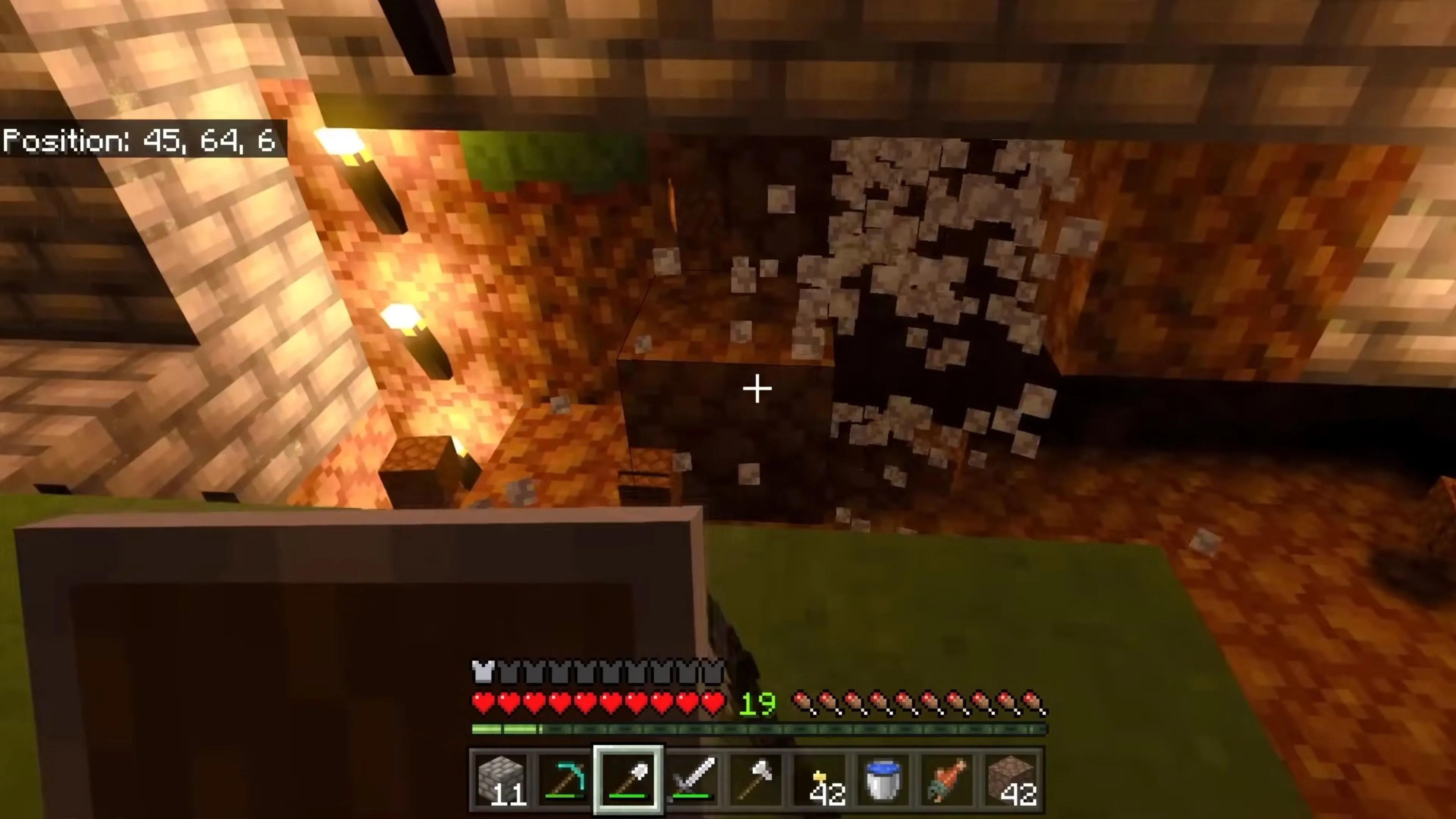 Giao diện chế tạo đồ vật trong Minecraft, nơi người chơi kết hợp nguyên liệu để tạo ra công cụ và vật phẩm.