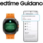 Giao diện tính năng theo dõi giấc ngủ mới trên Galaxy Watch Ultra chạy One UI 8 (Wear OS 6), cung cấp hướng dẫn ngủ chi tiết cho người dùng.