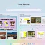 Giao diện trang chủ mới của tính năng Windows Recall.