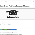 Giao diện trang GitHub của Mamba, nơi cung cấp mã nguồn và thông tin dự án Mamba