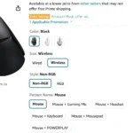 Giao diện trang sản phẩm Amazon nổi bật phần "Ships from and sold by Amazon.com"