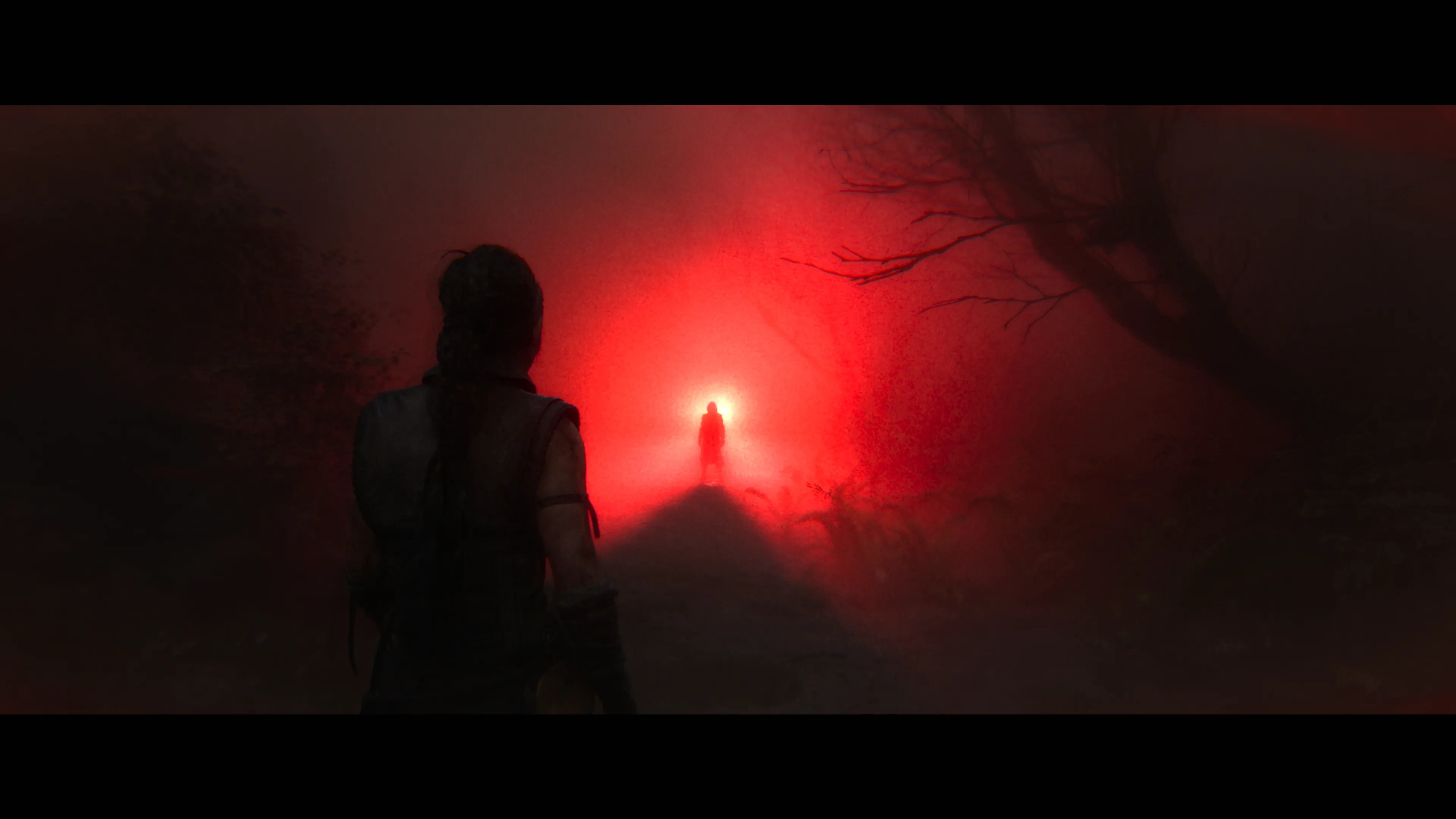 Hình ảnh nhân vật Senua từ Hellblade II, tượng trưng cho những tựa game còn dang dở trong danh sách game cần hoàn thành của người chơi.