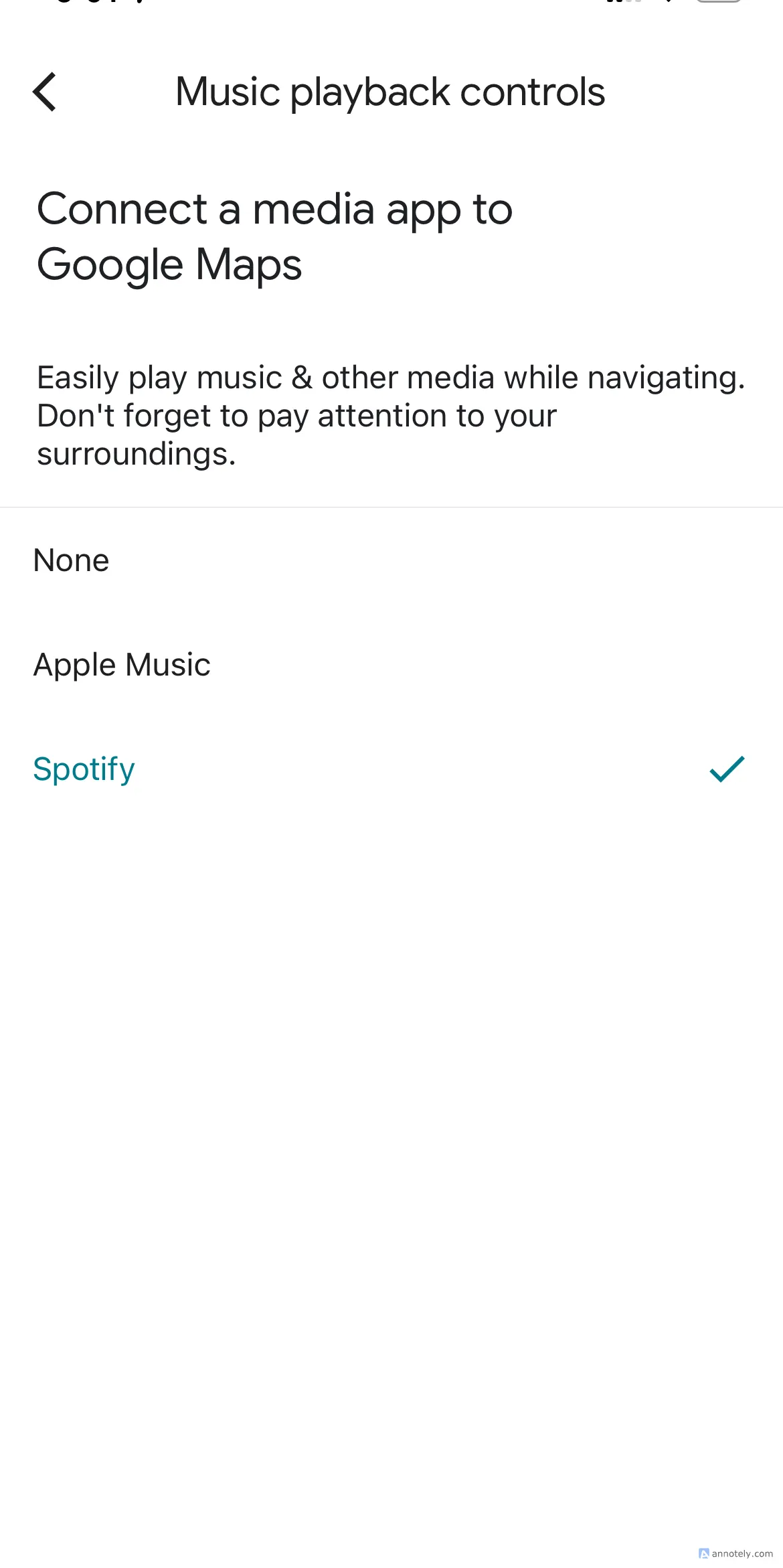 Hướng dẫn tích hợp các ứng dụng âm nhạc bên thứ ba với Google Maps