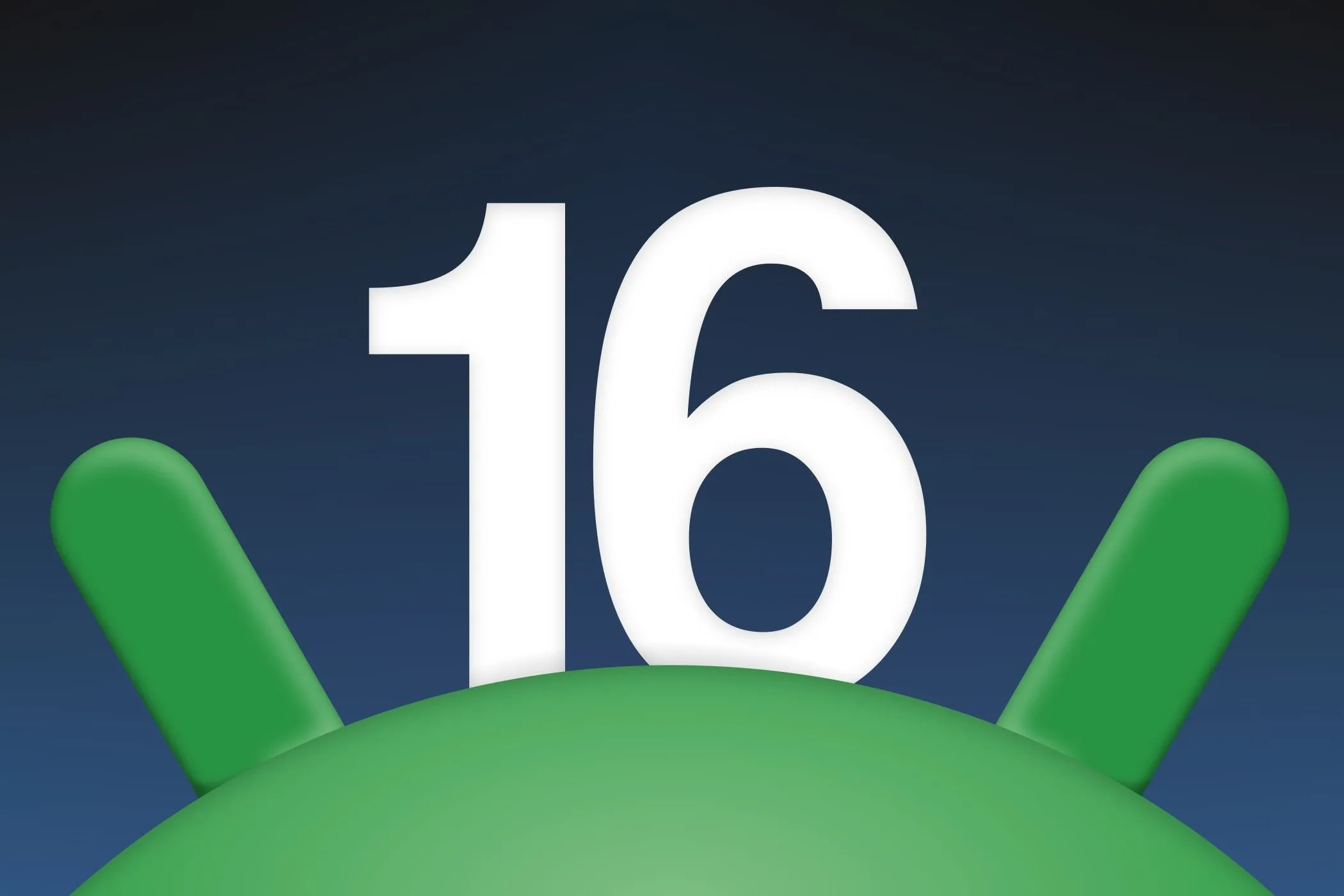 Logo hệ điều hành Android 16, biểu tượng cho phiên bản beta mới sắp ra mắt.