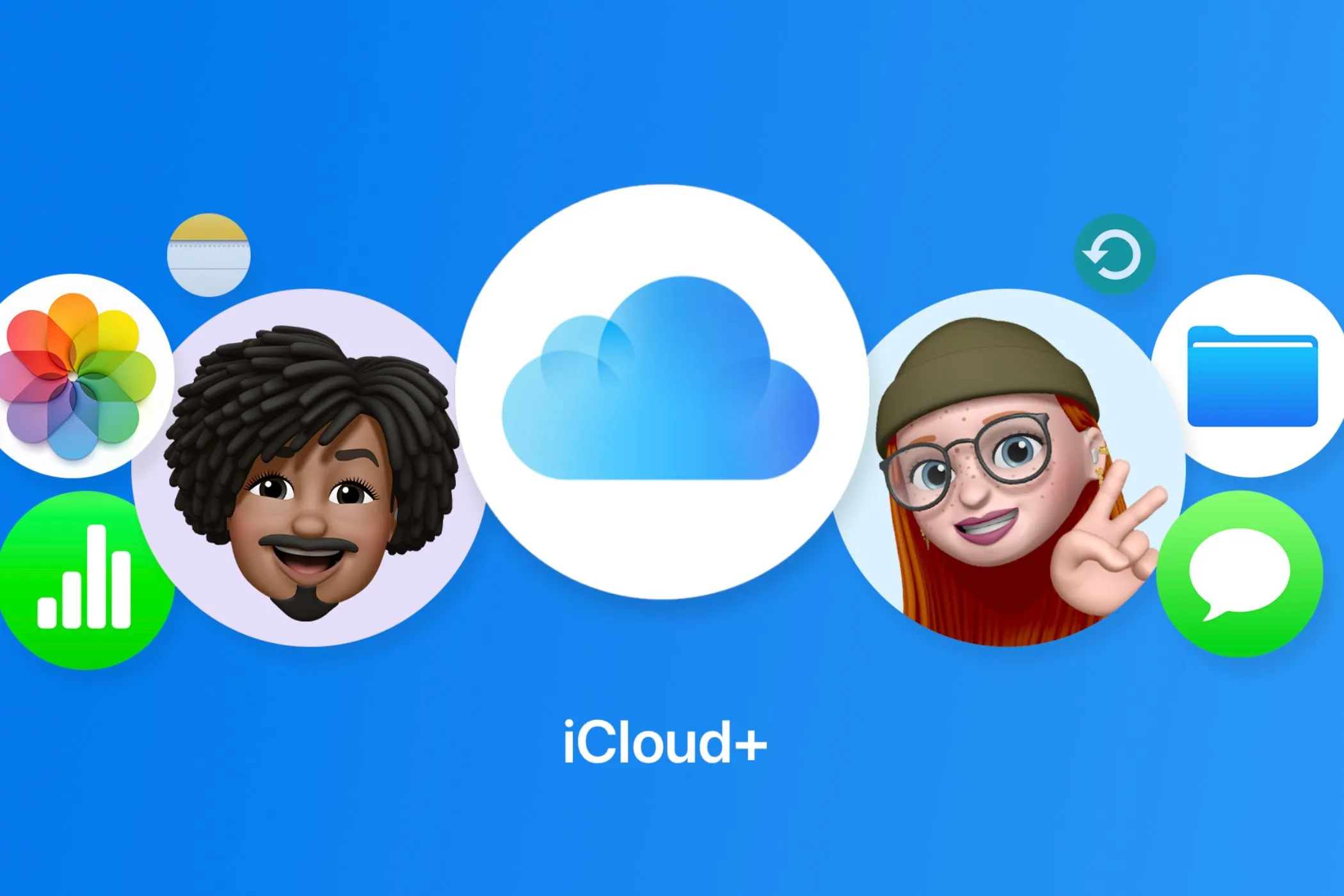 Logo iCloud+ trên trang web chính thức của Apple.