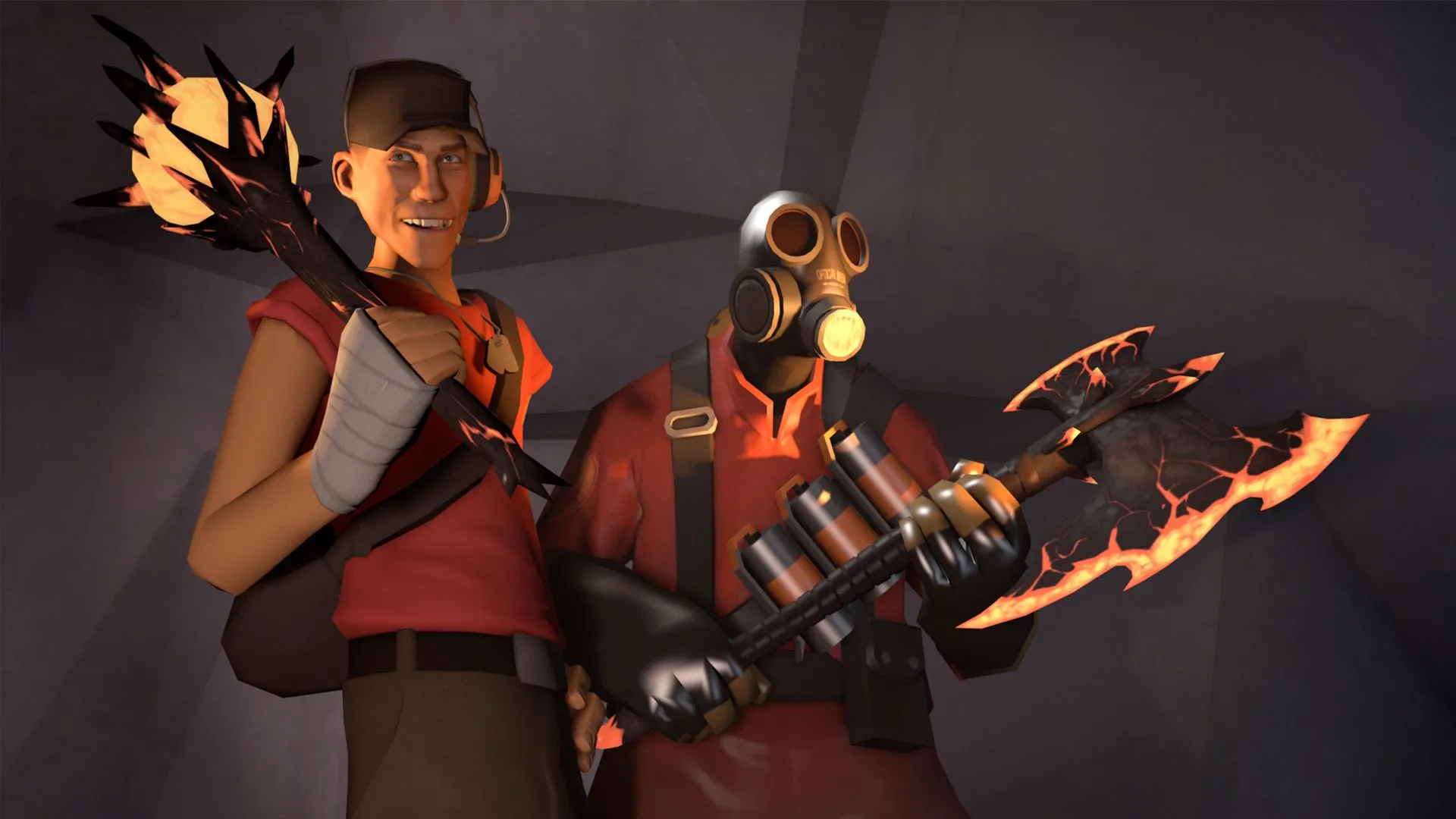 Logo Team Fortress 2, biểu tượng cho việc Valve phát hành mã nguồn game và cam kết cập nhật các tựa game cũ