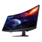 Màn hình cong Dell S3422DWG ultrawide, trung tâm kết nối cho setup laptop như desktop.