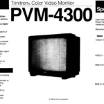 Màn hình CRT Sony PVM kích thước lớn với thông số kỹ thuật chi tiết, biểu tượng cho chất lượng hiển thị chuyên nghiệp trong giới game retro.