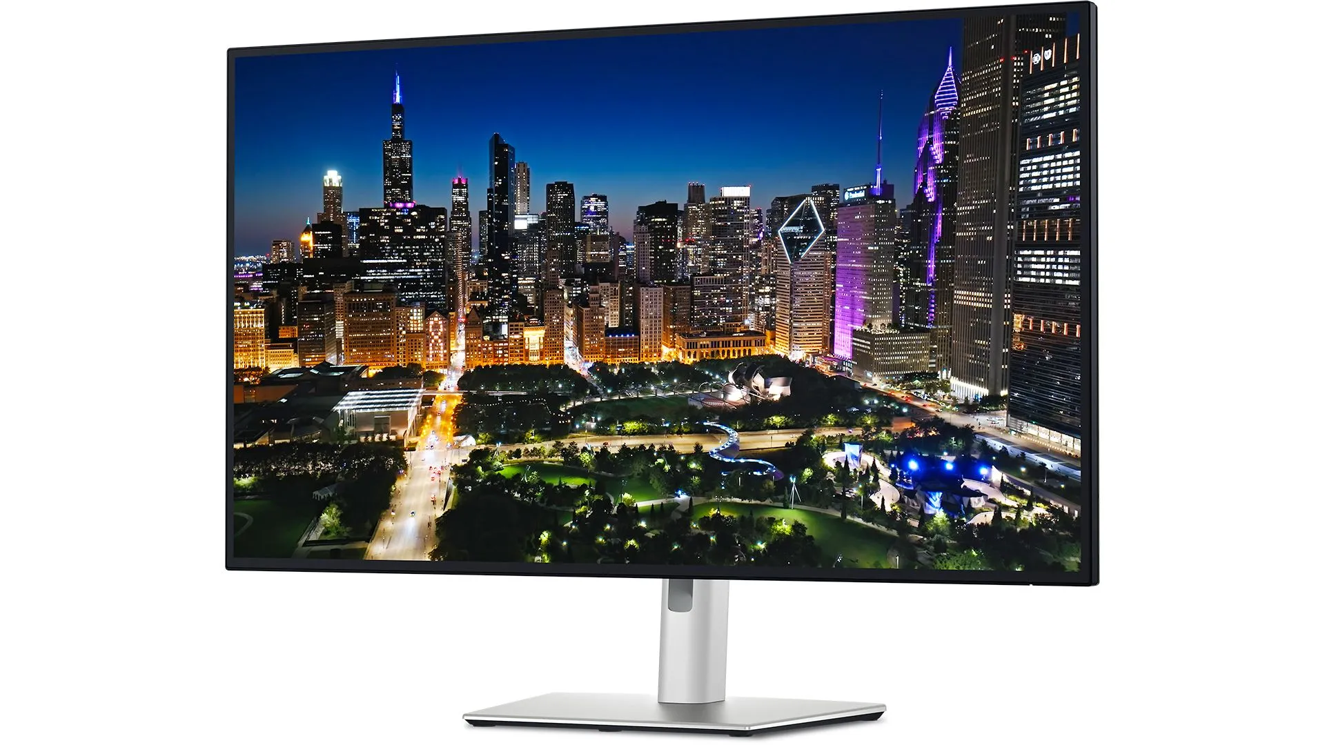 Màn hình Dell UltraSharp 4K Thunderbolt Hub quay về phía trước