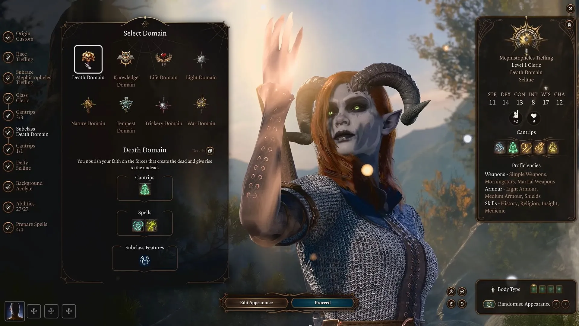 Màn hình lựa chọn subclass mới trong Baldur's Gate 3 Patch 8, mở rộng khả năng tùy biến nhân vật cho game thủ.