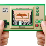 máy chơi game Nintendo Game & Watch phiên bản giới hạn The Legend of Zelda, thiết kế vỏ sò gập đặc trưng