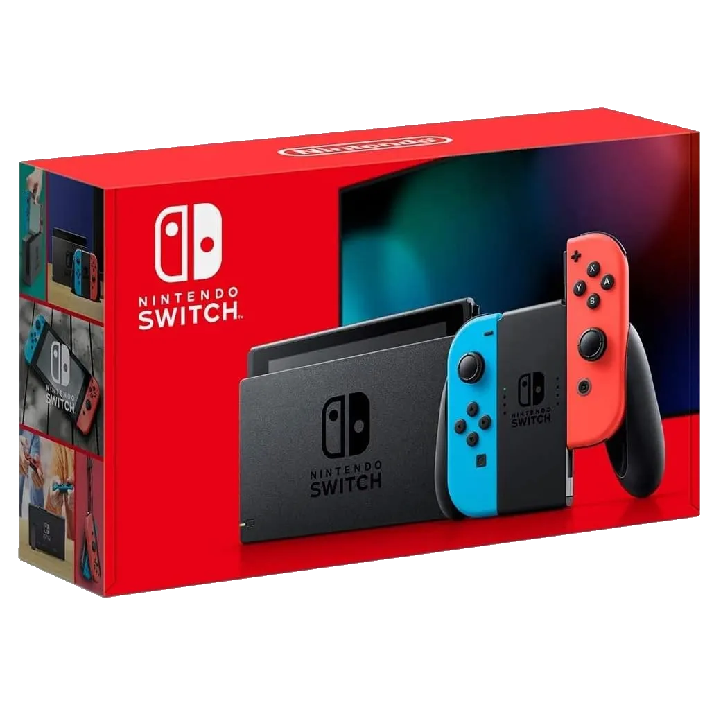 Máy chơi game Nintendo Switch với Joy-Con màu neon