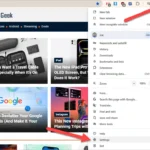 Menu cài đặt Chrome trên máy tính.