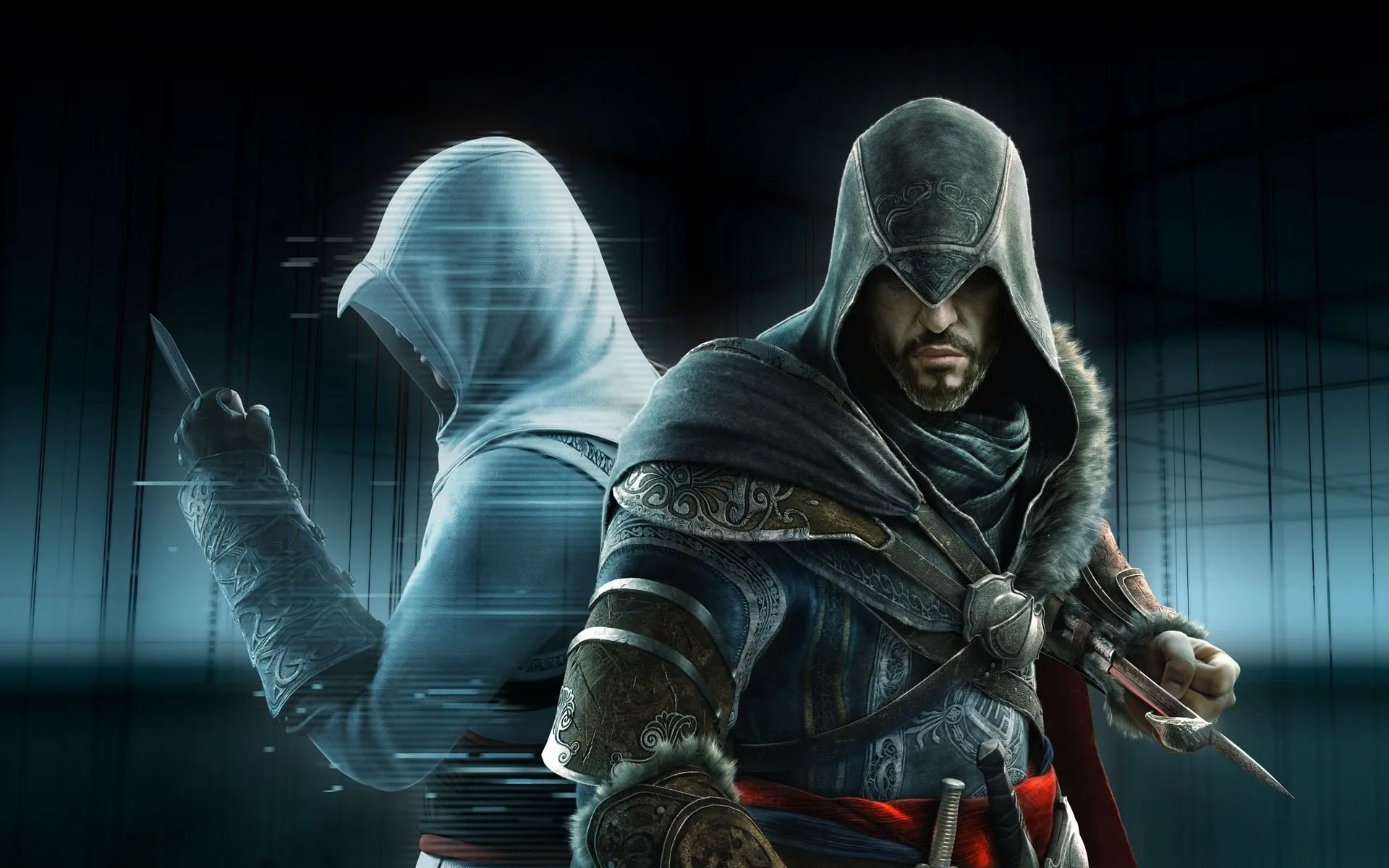 Nhân vật chính Ezio Auditore trong Assassin's Creed Revelations, tái hiện bối cảnh lịch sử Constantinople.