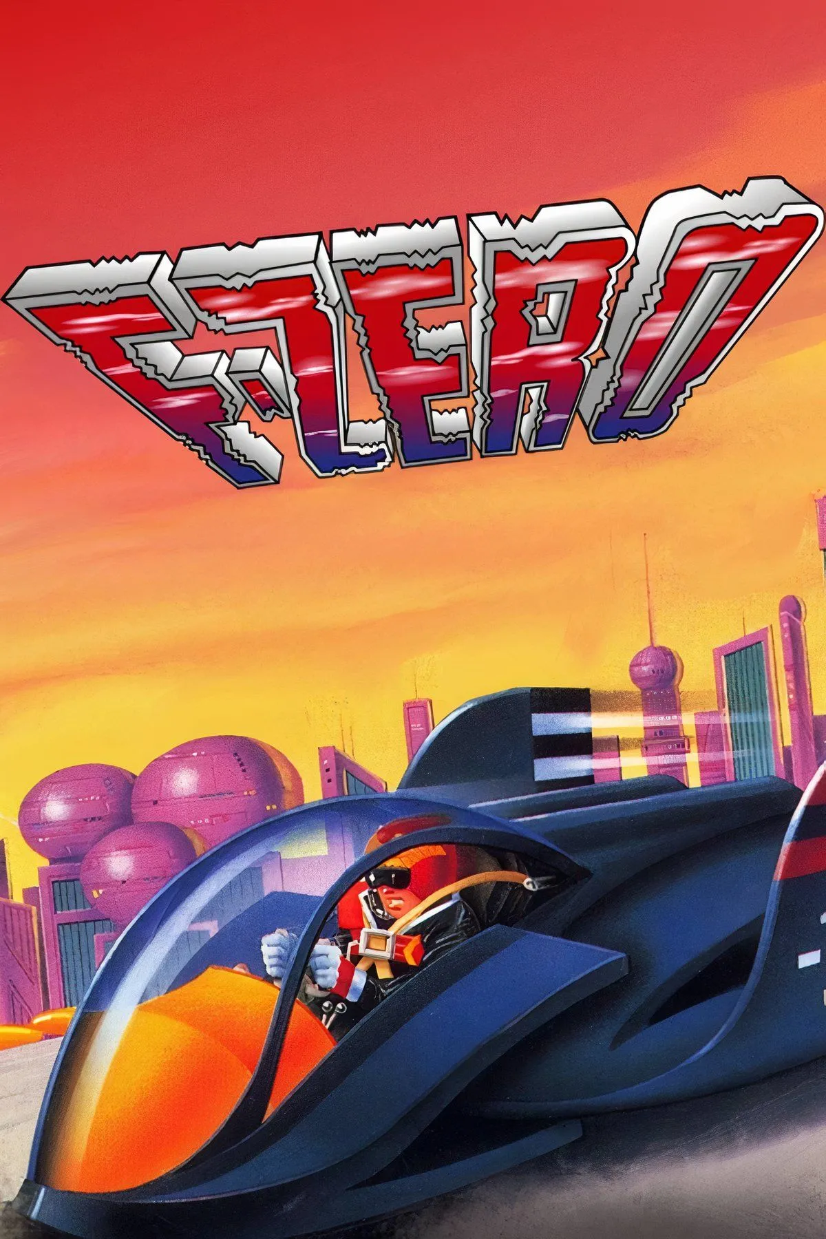Những chiếc hover car tốc độ cao trên đường đua tương lai của F-Zero, một tựa game đua xe kinh điển của Nintendo.