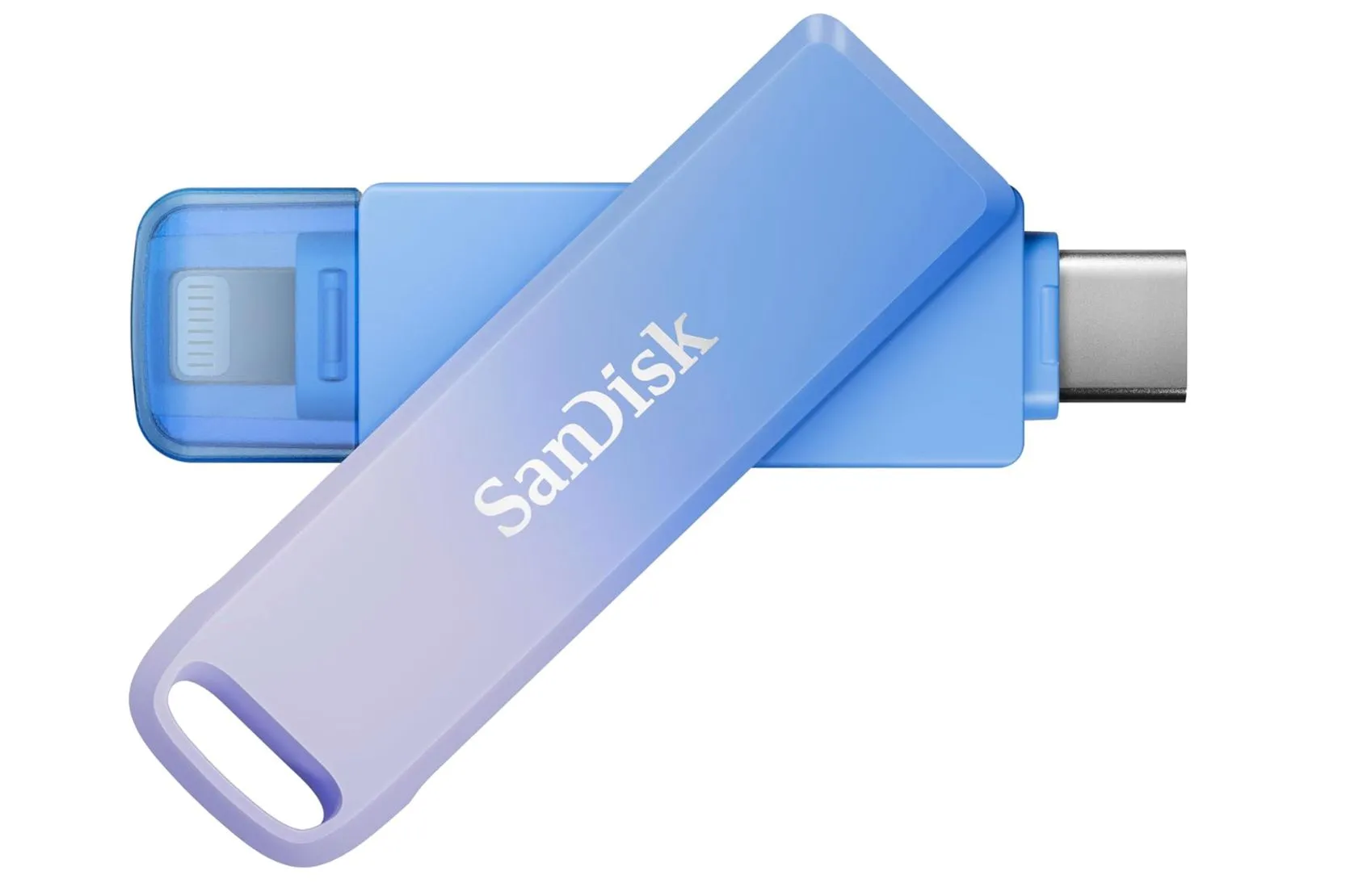 Ổ đĩa flash SanDisk Creator Phone Drive với hai cổng USB-C và Lightning tiện lợi cho người tạo nội dung