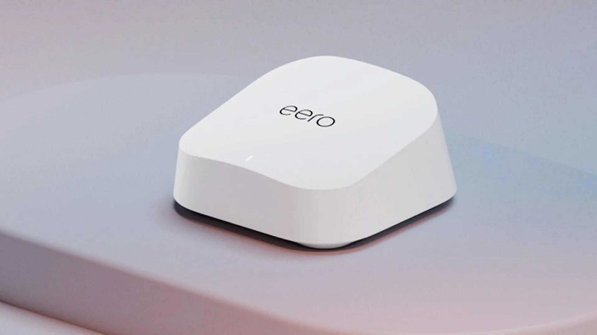 Router Wi-Fi 7 Eero Pro 7 màu trắng, thể hiện công nghệ mạng không dây thế hệ mới