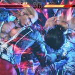 Steve Fox đấm Marshall Law trong trận đấu Tekken 8, minh họa chế độ luyện tập game đối kháng