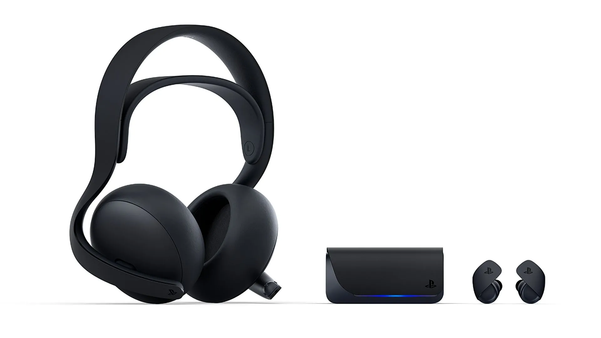 Tai nghe Sony PlayStation Pulse Elite và tai nghe nhét tai Pulse Explore màu đen