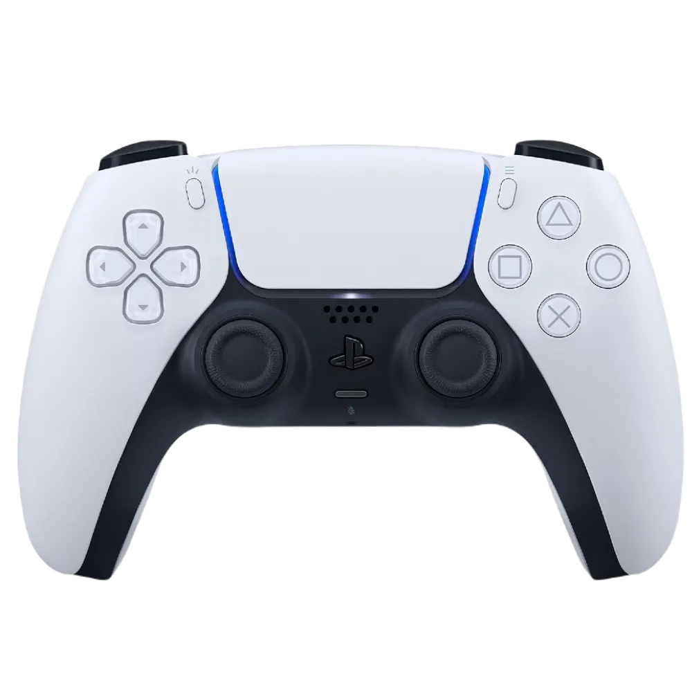 Tay cầm không dây DualSense của PlayStation 5 với các tính năng rung phản hồi và cò thích ứng