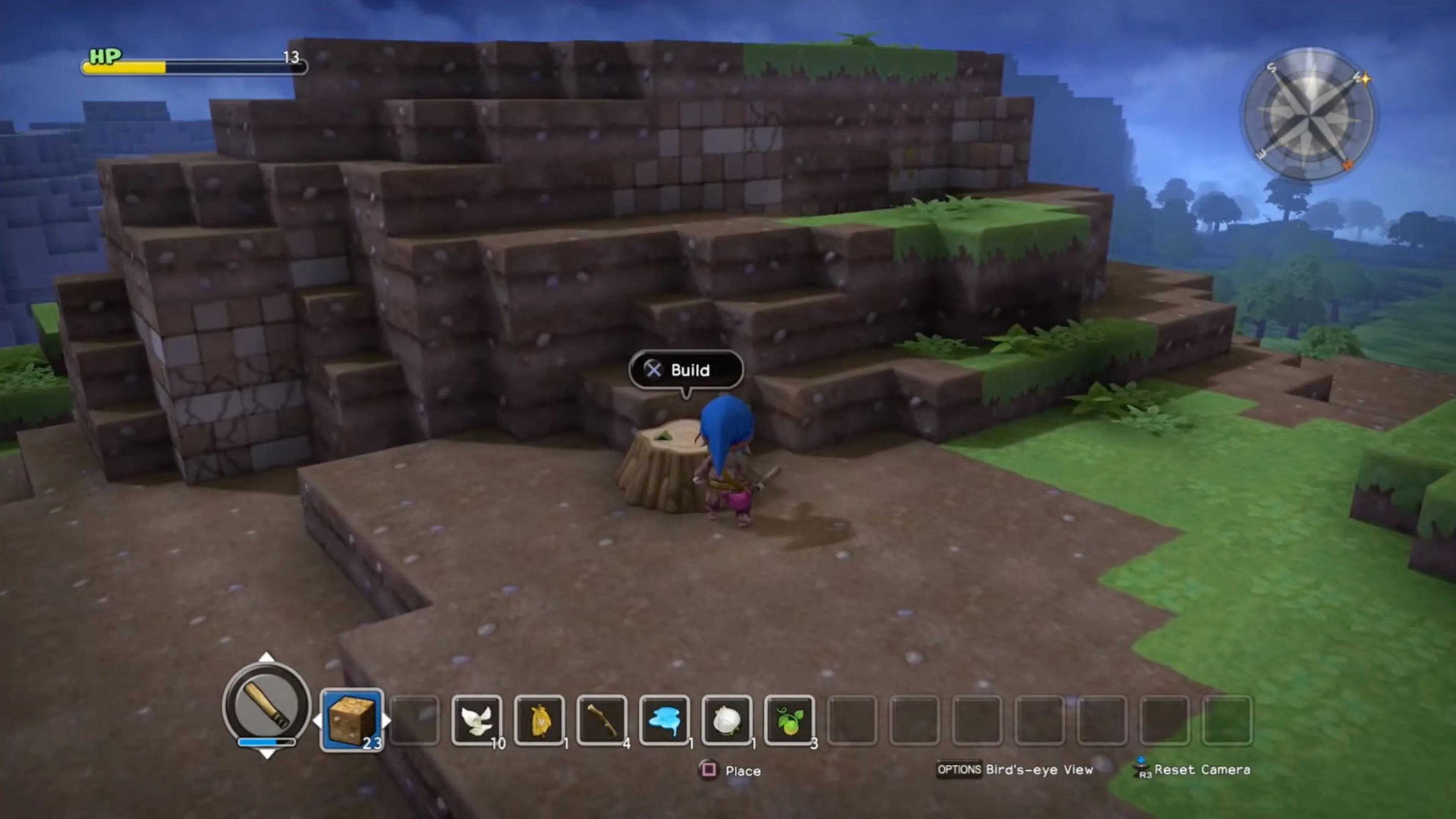 Thế giới khối hộp và công trình trong Dragon Quest Builders