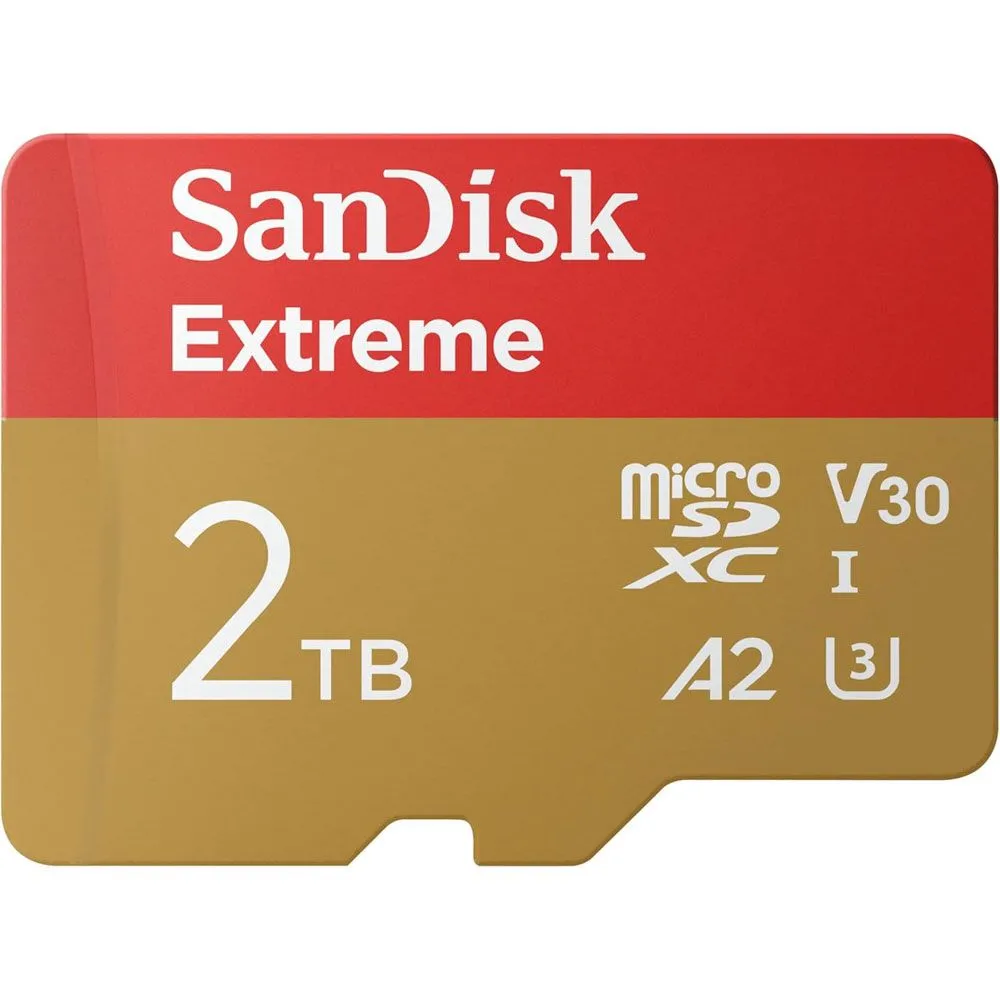 Thẻ nhớ SanDisk Extreme 2TB microSDXC UHS-I, phụ kiện thiết yếu cho Raspberry Pi làm media server di động