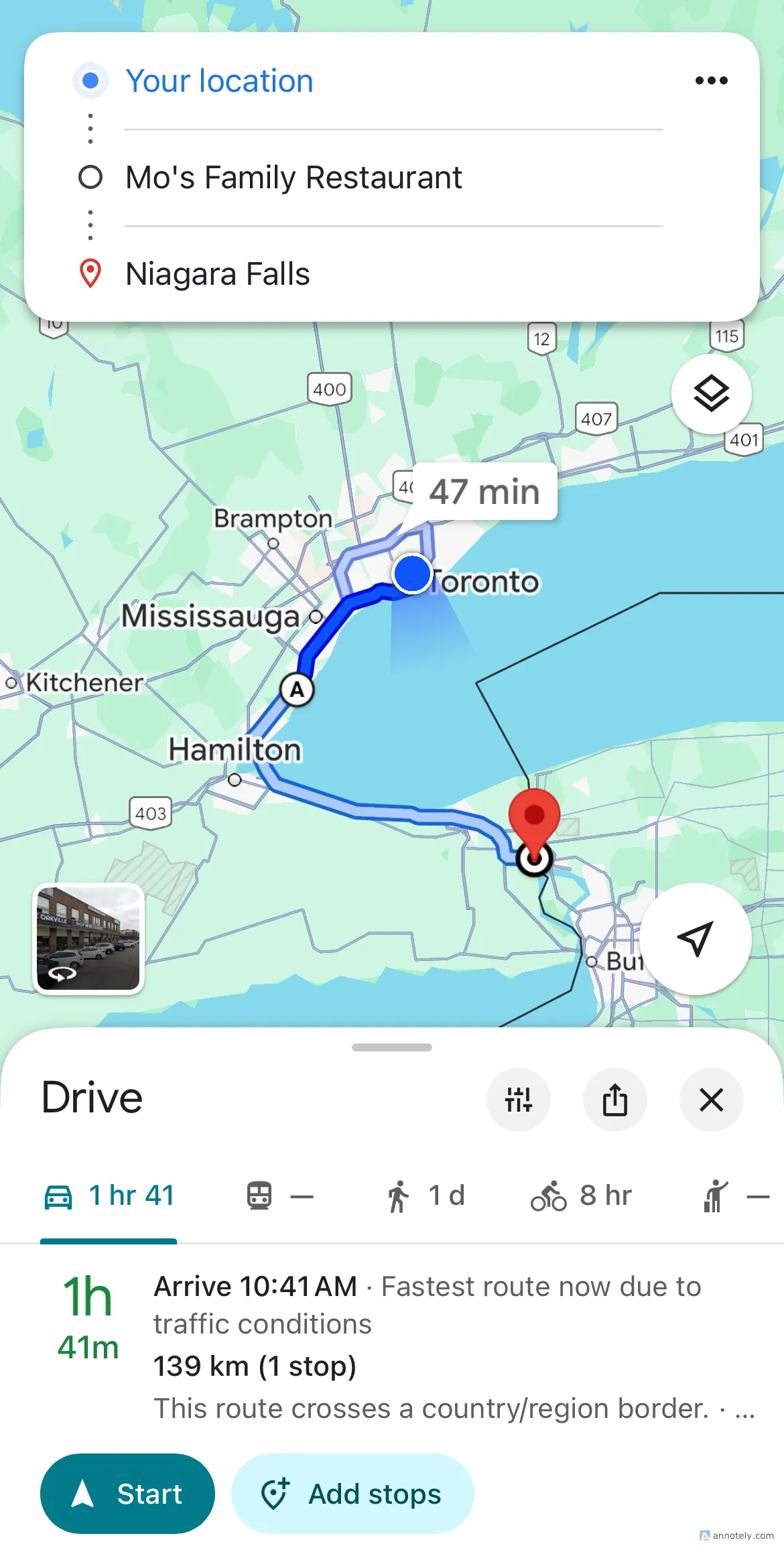 Thêm một điểm dừng vào lộ trình trên Google Maps để có chuyến đi tiện lợi hơn