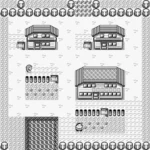 Thị trấn Pallet trong Pokemon phiên bản Game Boy.