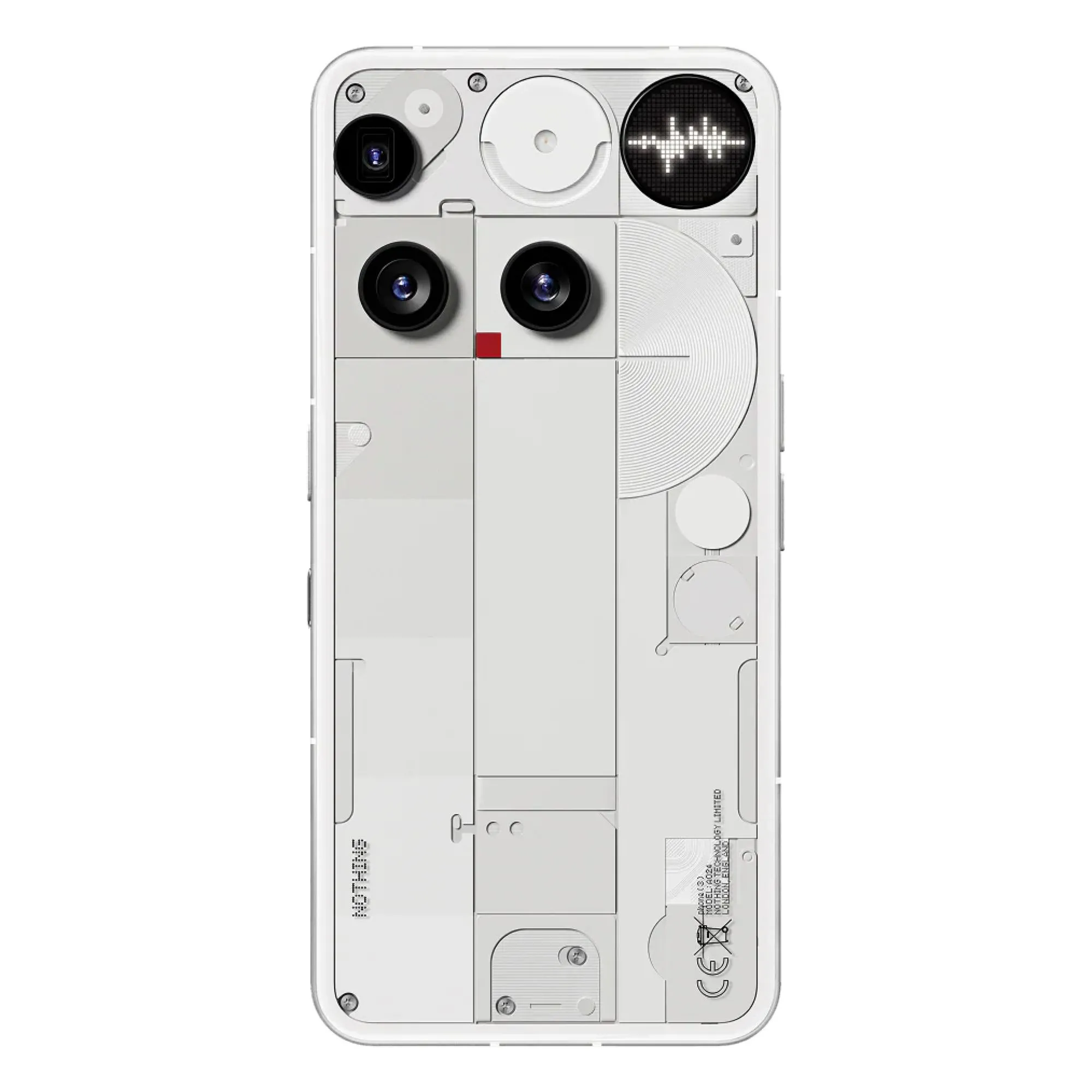 Thiết kế mặt lưng trong suốt của Nothing Phone 3 và giao diện Glyph độc đáo