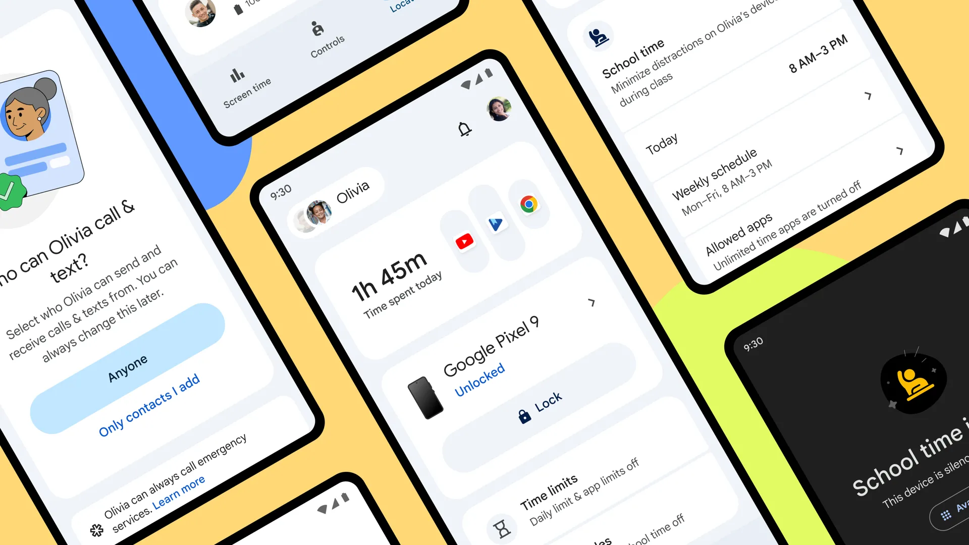 Tính năng quản lý thời gian sử dụng thiết bị trên Google Family Link
