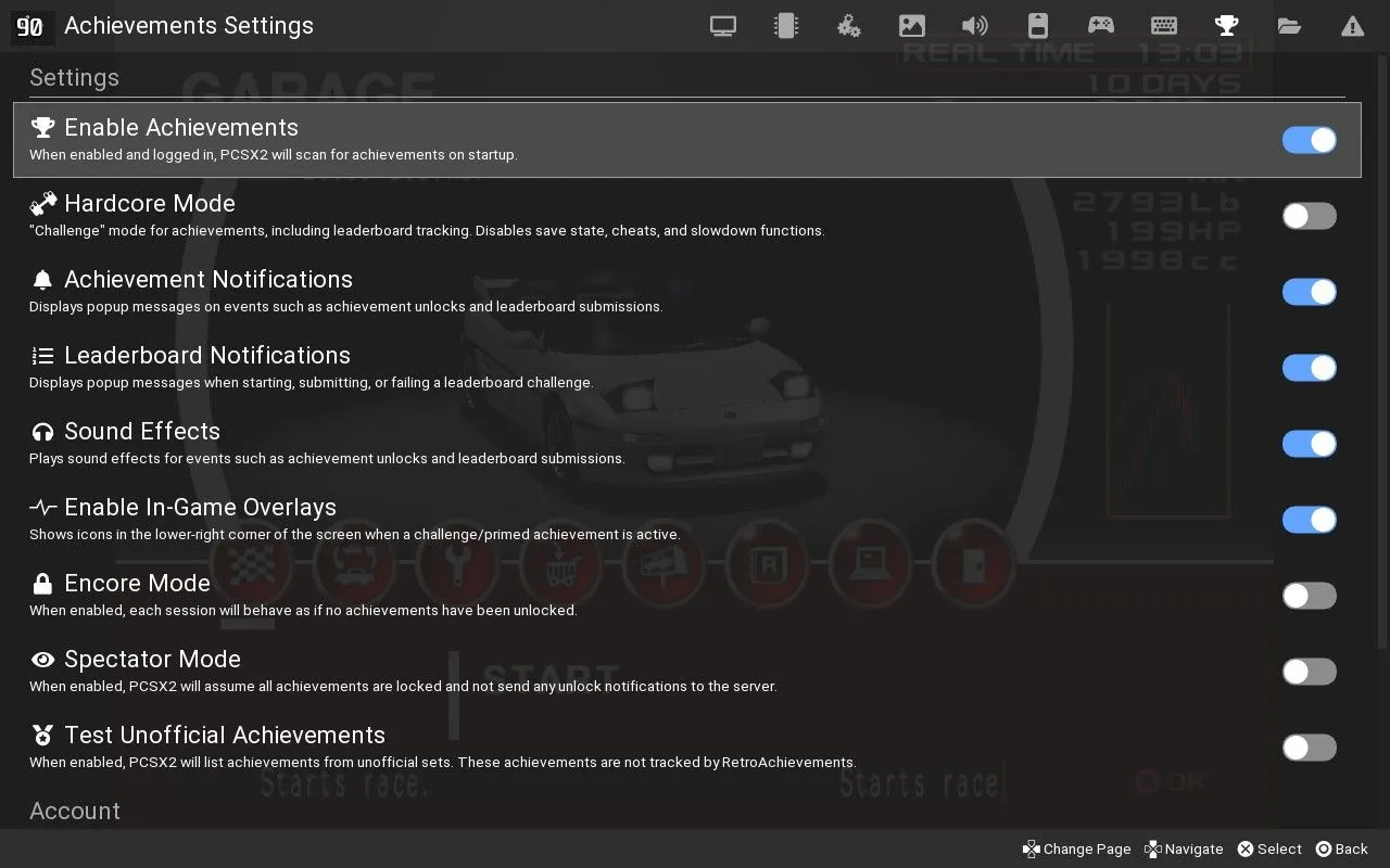 Tính năng RetroAchievements tích hợp trong PCSX2, nâng cao trải nghiệm giả lập PS2