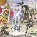Trận đấu 8 người trong Super Smash Bros Ultimate, minh họa đỉnh cao của game crossover