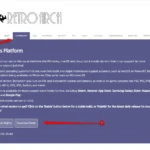 Trang tải xuống chính thức của RetroArch với tùy chọn tải phiên bản Stable mới nhất.